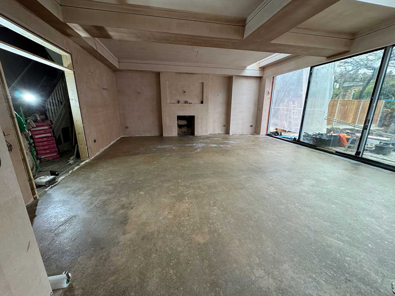 Basement construction project by MYKONOS Construction Ltd