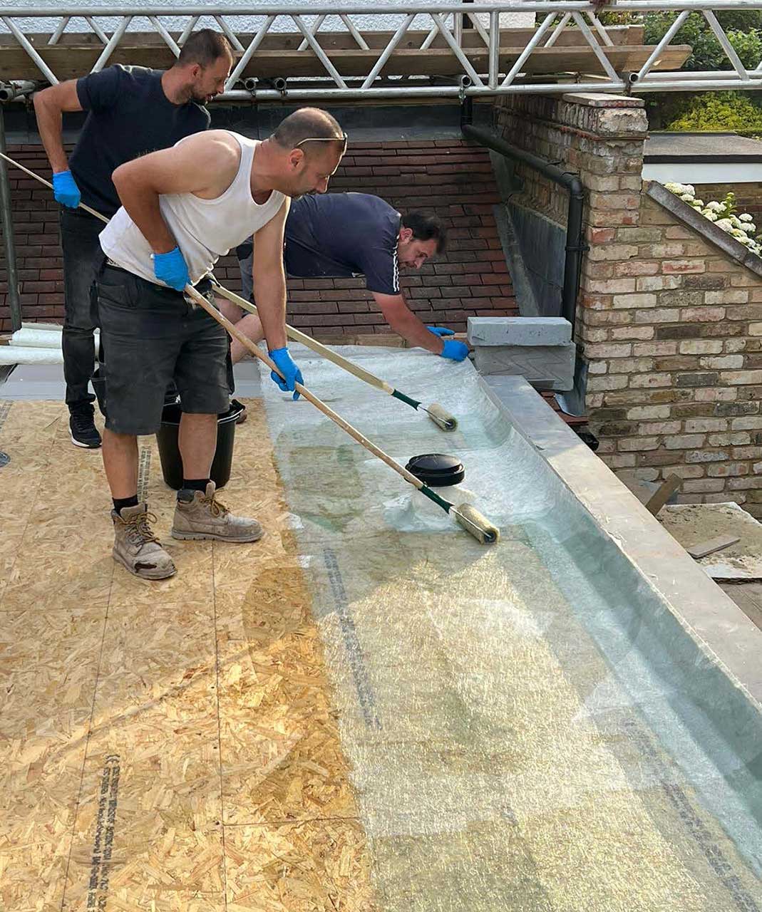 MYKONOS Construction team on site